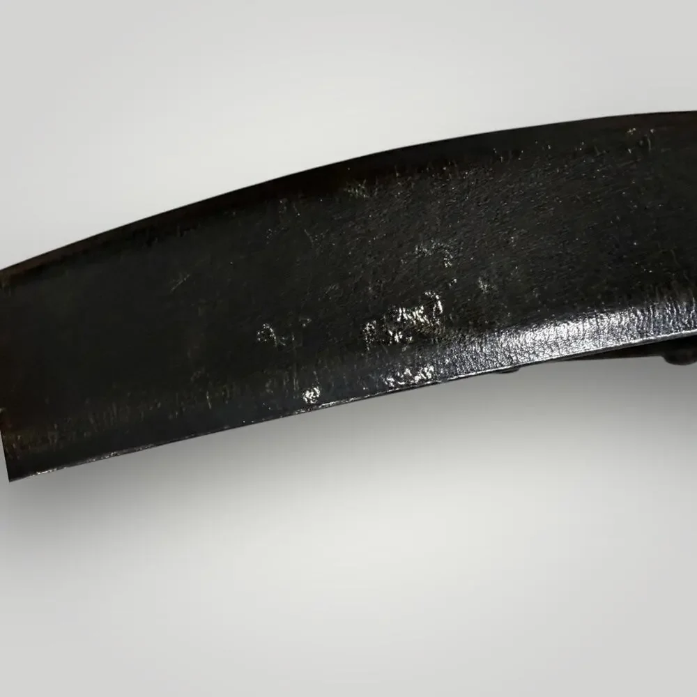 Claudio Orciani Black Leather Belt